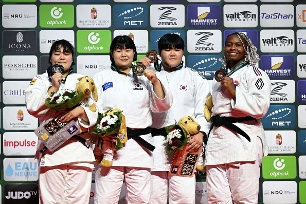 Podio de la categoría +78kg