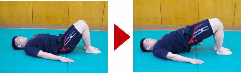 Judo Ukemi Elevación de cadera