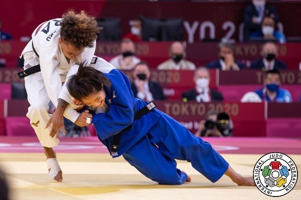 Uta Abe en la final de los JJOO de Toko 2020